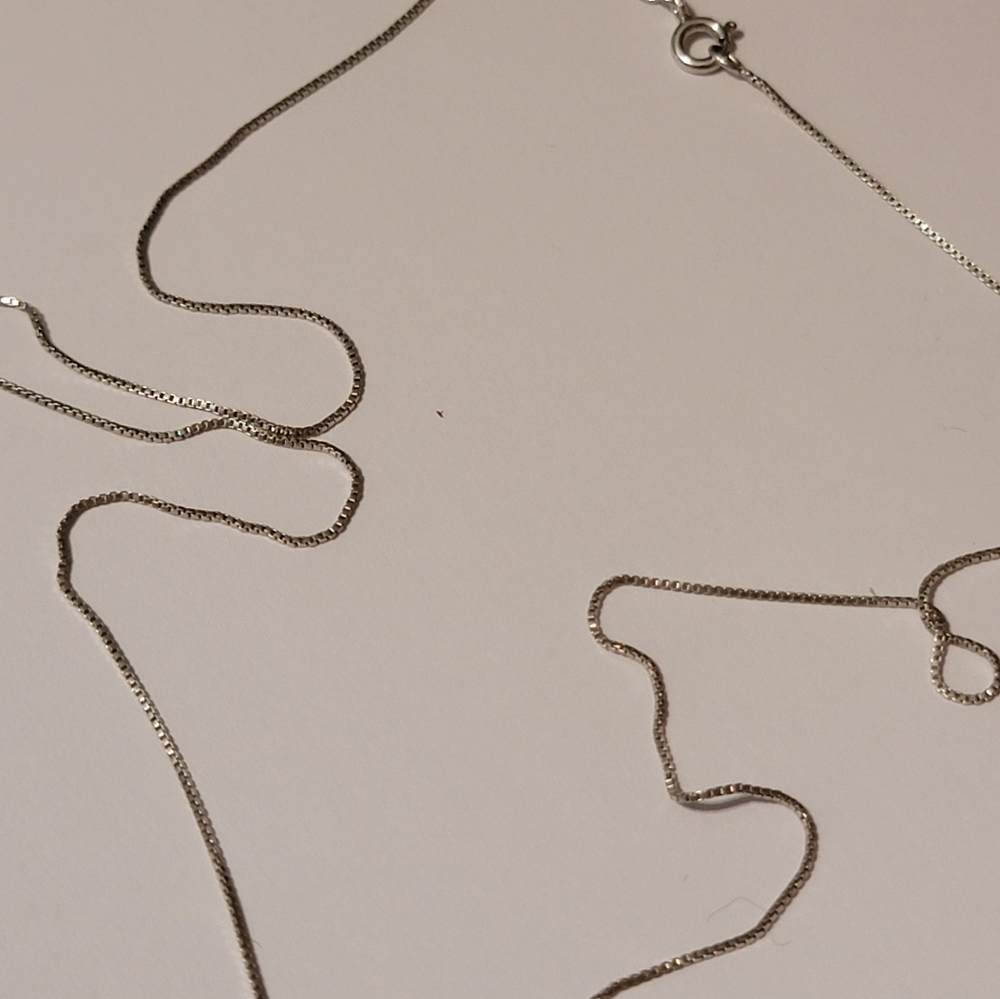 Italian silver necklace
